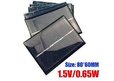 Panneaux solaires de silicium polycristallin de dimension de 60 x de 80mm pour la lumière portative de jardin
