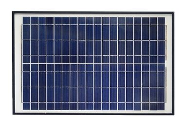12V panneau solaire bleu, panneau solaire de silicium polycristallin avec l'agrafe