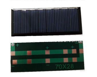 Panneau solaire époxyde 2v 0.6w d'OEM de silicium de panneau de batterie polycristalline de Diy