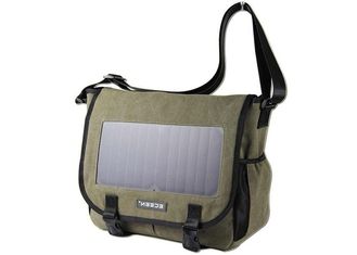 Chargeur portatif produit par USB actionné solaire matériel de Bookbag de polyester pour le téléphone portable