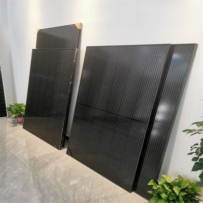 acheter TOUS les panneaux solaires mono noirs 550w 555w,560w panneaux solaires entièrement noirs avec cadre noir, feuille arrière online manufacture
