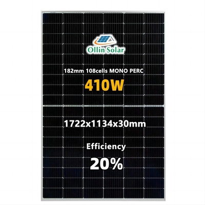acheter Plein panneau solaire photovoltaïque mono noir de Perc 9bb picovolte pour le système solaire à la maison online manufacture