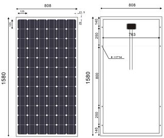 acheter Module solaire monocristallin de 190 watts pour le système relié à une grille de production d'électricité online manufacture