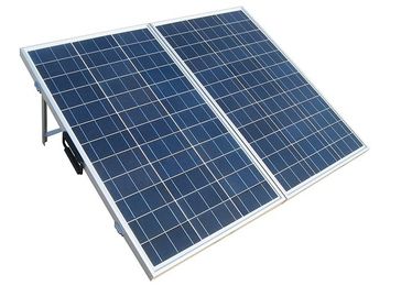 acheter 180w pliant la couleur bleue portative de cellules de panneaux solaires de caravane de panneaux solaires online manufacture