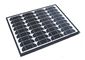 Panneaux solaires monocristallins de cadre noir de 60 watts pour le chargeur de la batterie 12v outre de la grille
