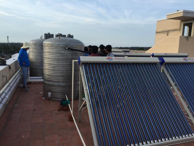Type à panneau plat chauffe-eau actionné solaire d'Odm d'OEM 5
