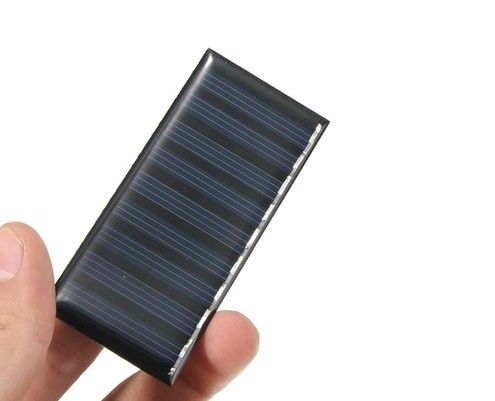 Batterie électrique chargée de lampe-torche de panneau solaire de résine époxyde de pile solaire de DIY 0
