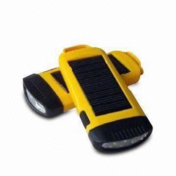 Batterie électrique chargée de lampe-torche de panneau solaire de résine époxyde de pile solaire de DIY 1