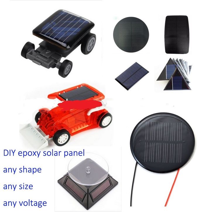 La place d'hexagone de triangle forment le panneau solaire 1w 3w 5w de résine d'époxyde 5v 1