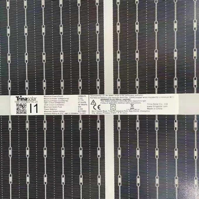 Panneau solaire monocristallin Q1 Trina 445W 450W 500W 600W 700W 1